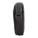 Borsa a tracolla uomo 100% PU Leather PCL3006-BLACK Northampton Polo Club