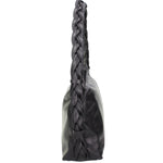 Umbria Borsa a spalla da donna Vera pelle 07169-NERO BLACK Gave Lux