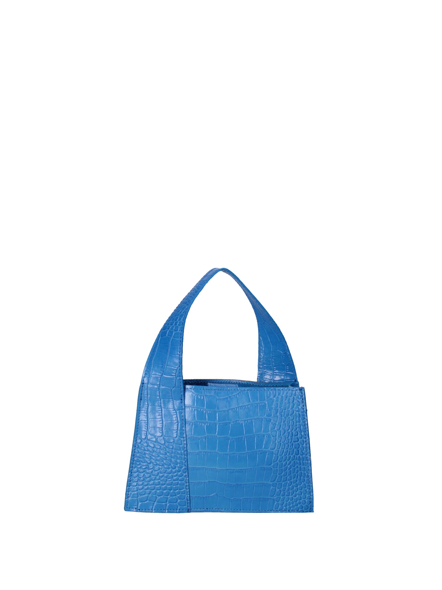 Borsa a mano da donna Vera pelle effetto cocco 07220-C22 BLUETTE Roberta Rossi
