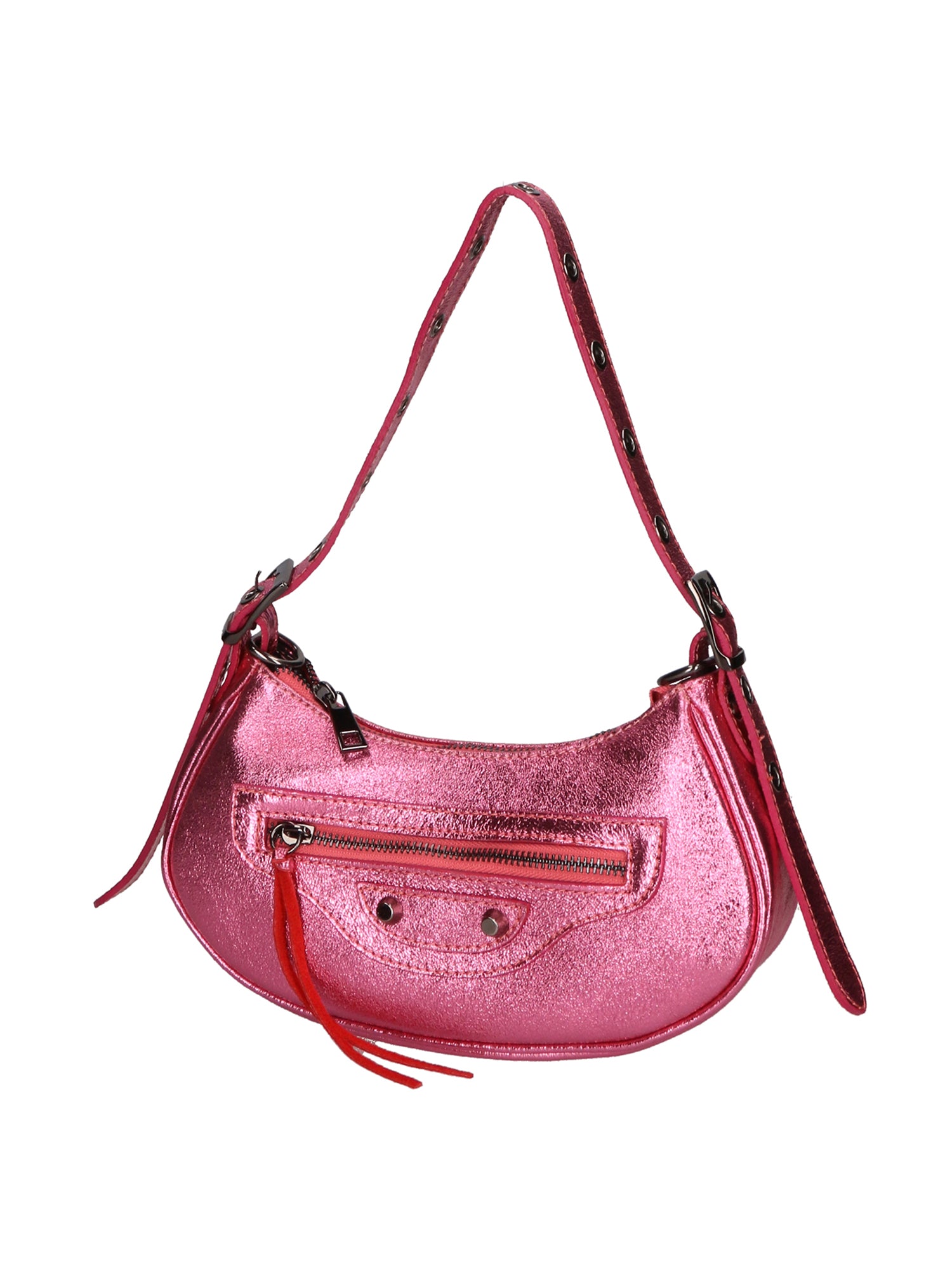 Gloria Borsa a mano da donna Vera pelle 05708L-L025 FUXIA CHIARO Gave Lux