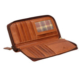 Portafoglio unisex in vera pelle Made in Italy SN2828147-TAN Santini Firenze