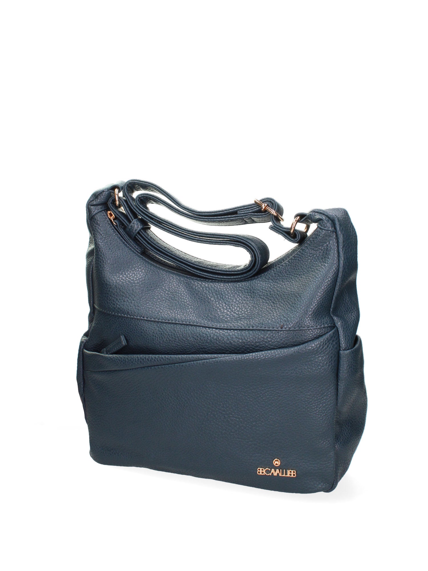 Borsa a tracolla da donna Ecopelle BC1382-BLUE B Cavalli
