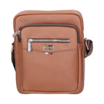 Borsa a tracolla uomo 100% pelle PU PCL3024-KHAKI Northampton Polo Club