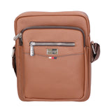 Borsa a tracolla uomo 100% pelle PU PCL3024-KHAKI Northampton Polo Club