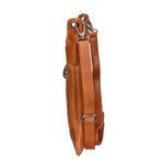 Borsa a tracolla da uomo in vera pelle RFID HILB-6169-CUOIO Hill Burry