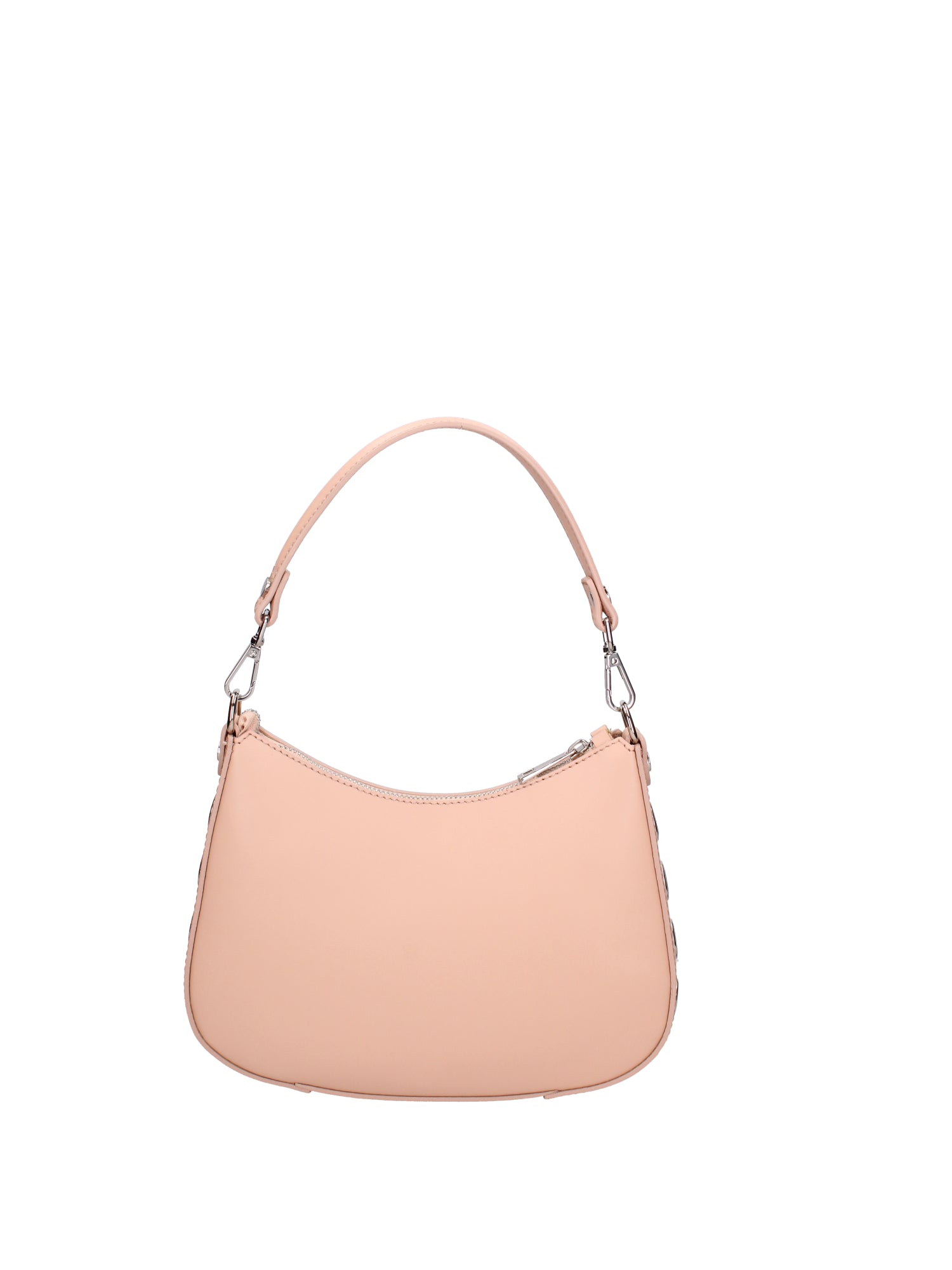 Borsa a spalla da donna 100% pelle ruga 07241-L805 LILLA Roberta Rossi