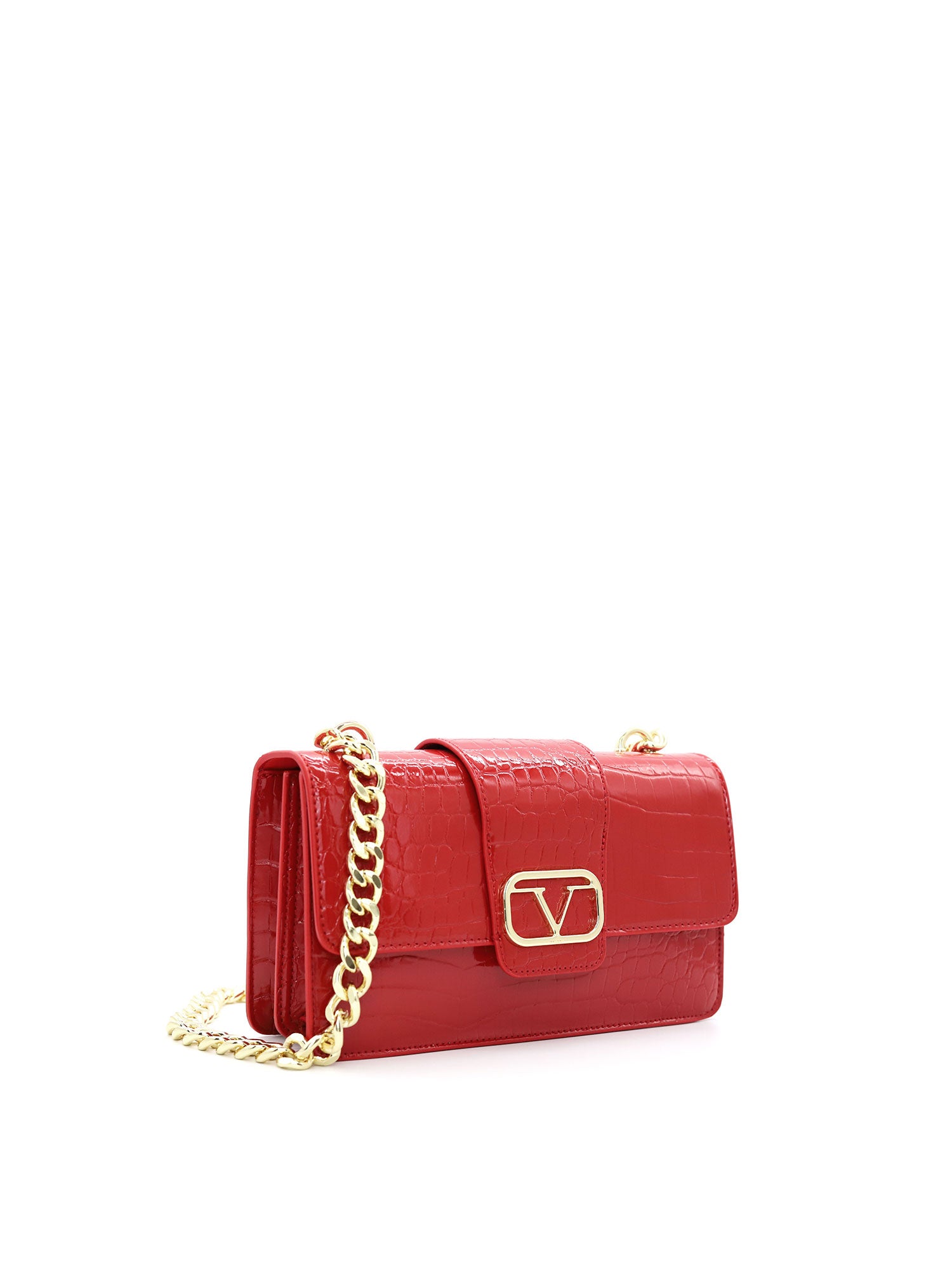 Jesolo Borsa a tracolla donna Ecopelle vegana VC-210-ROSSO 19V69 Italia