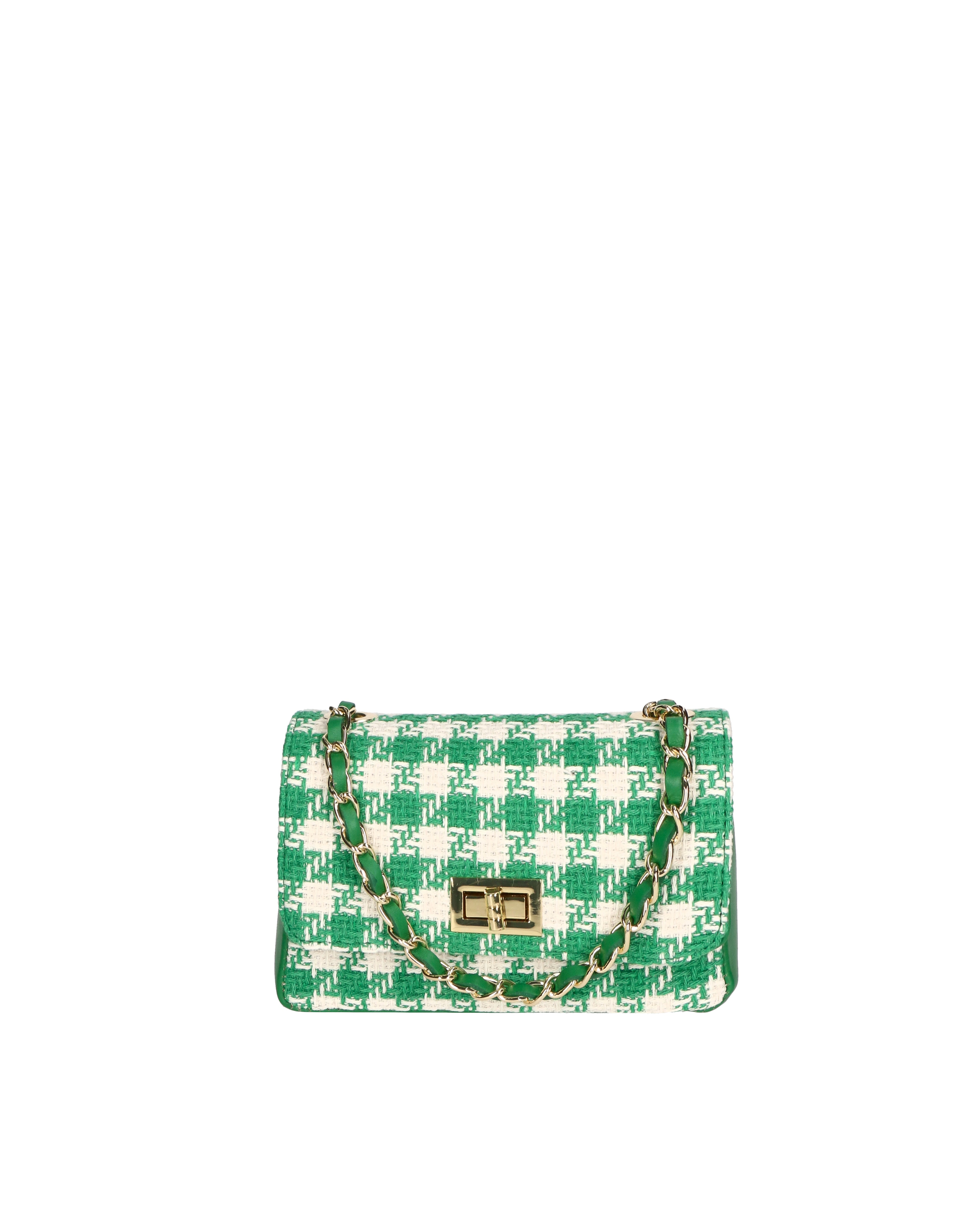 Aurélie Borsa a spalla da donna Cotone 05015-VERDE Gave Lux