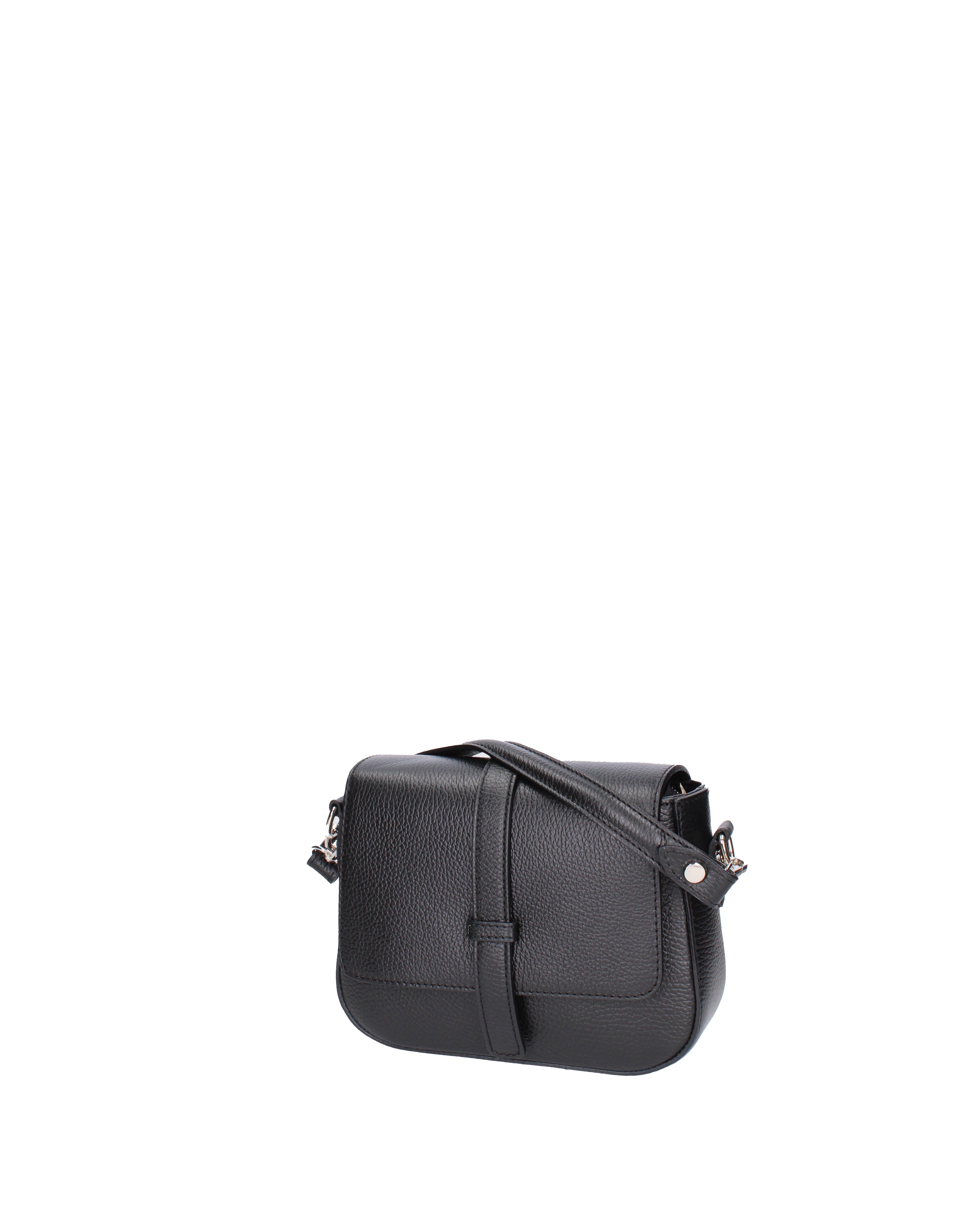 Borsa a tracolla da donna Vera pelle 07203-D28 NERO Roberta Rossi