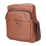 Borsa a tracolla uomo Pelle vegana PU PCL3026-KHAKI Northampton Polo Club