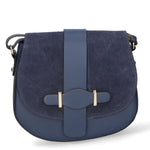 Carola Borsa a tracolla da donna Vera pelle 10036-P217 BLU NOTTE Gave Lux