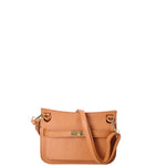 Katie Borsa a tracolla da donna 100% vera pelle 07145-D44 CUOIO Viola Castellani