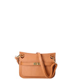Katie Borsa a tracolla da donna 100% vera pelle 07145-D44 CUOIO Viola Castellani