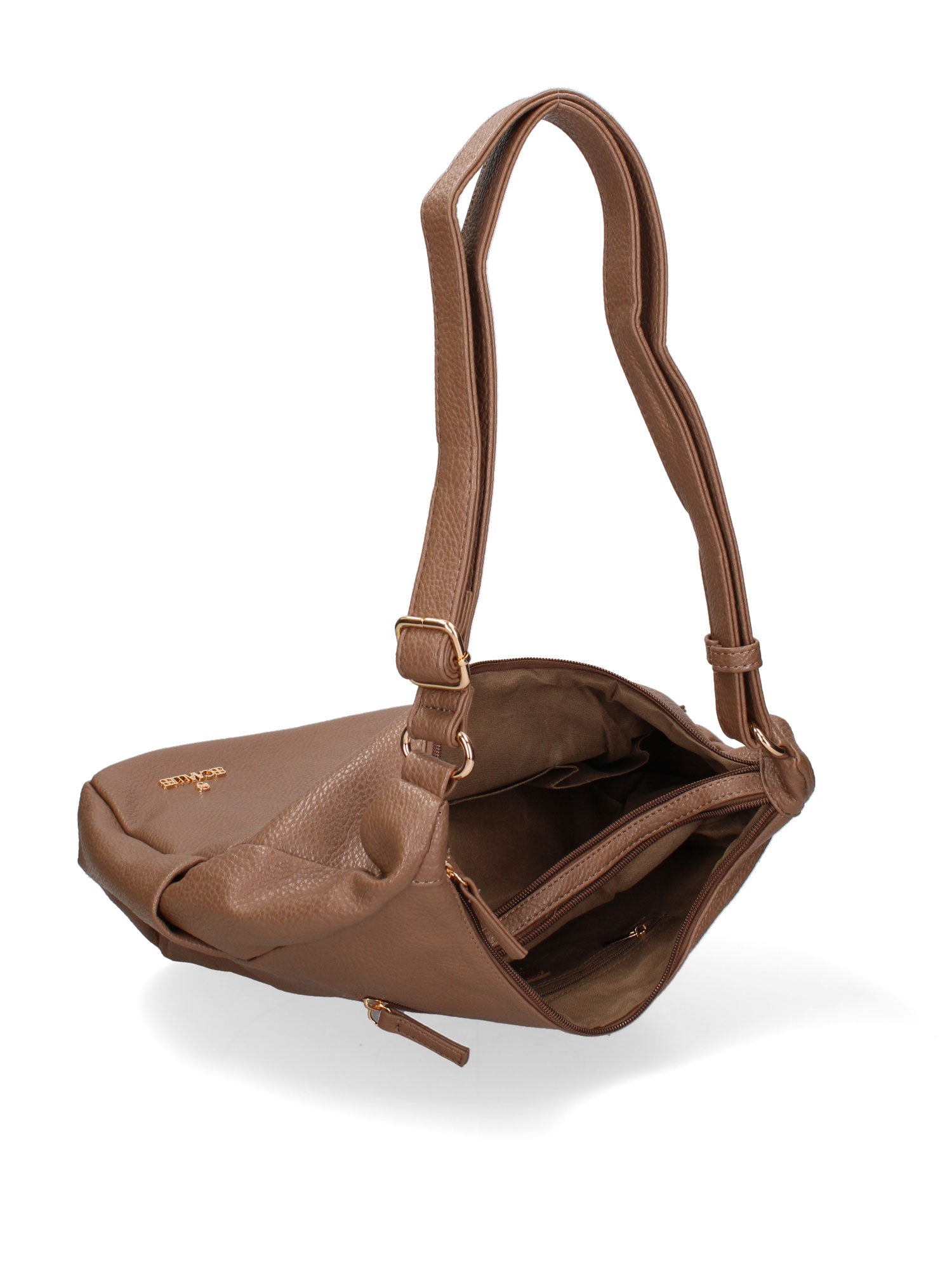 Borsa a tracolla da donna Ecopelle BC1382-TAUPE B Cavalli