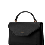 Borsa a mano da donna 100% pelle vegana PU 700-2PT-BLACK Diana&co
