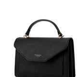 Borsa a mano da donna 100% pelle vegana PU 700-2PT-BLACK Diana&co