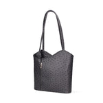 Chanel 3005-19 GRIGIO SCURO Zaino da donna in vera pelle Gave Lux