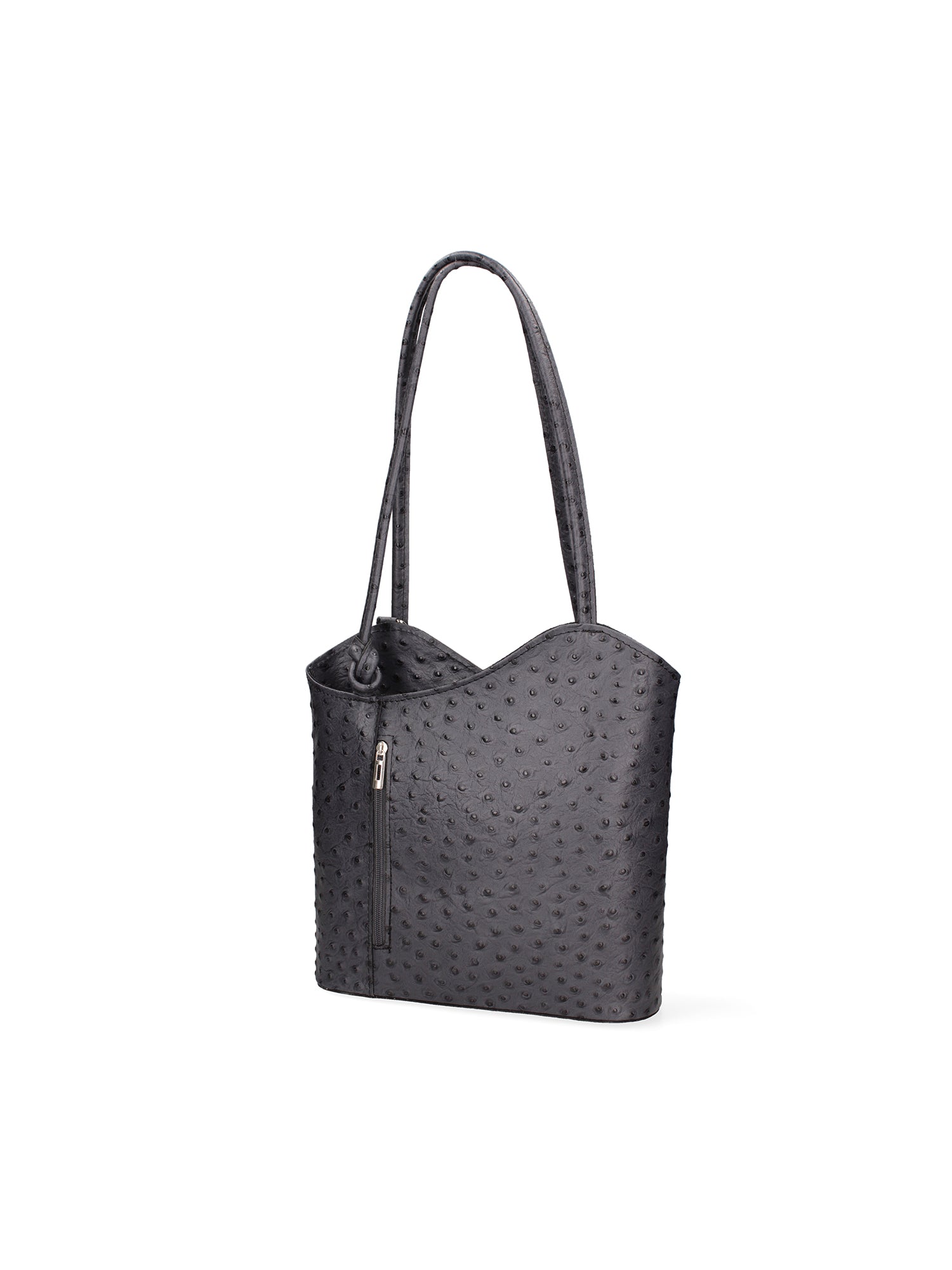Chanel 3005-19 GRIGIO SCURO Zaino da donna in vera pelle Gave Lux