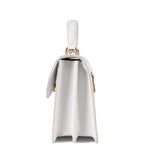 Borsa a mano da donna 100% pelle vegana PU 700-2PT-WHITE Diana&co