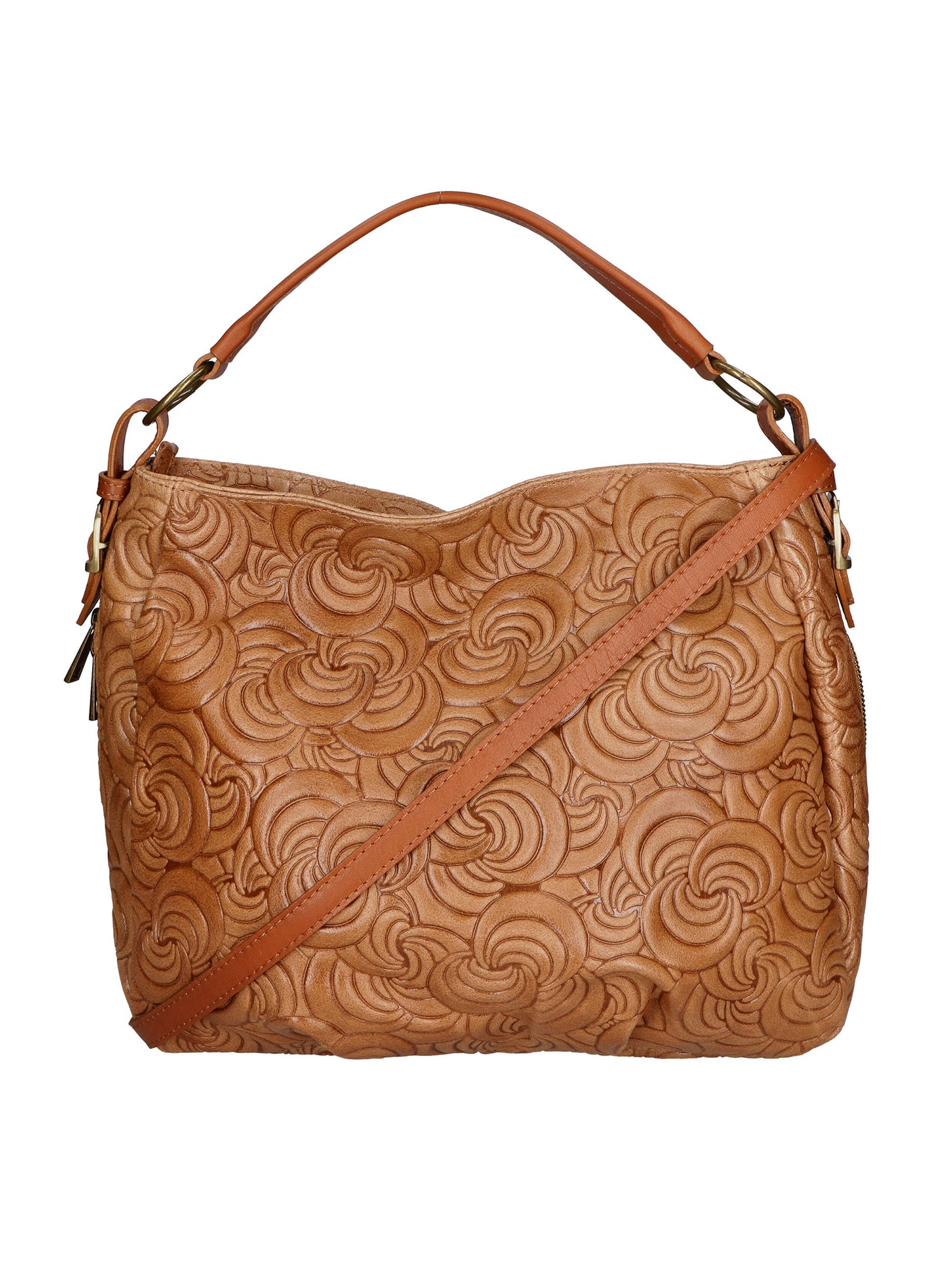 Lumelia Borsa a mano da donna Vera pelle 80013-031 CUOIO SCURO Gave Lux