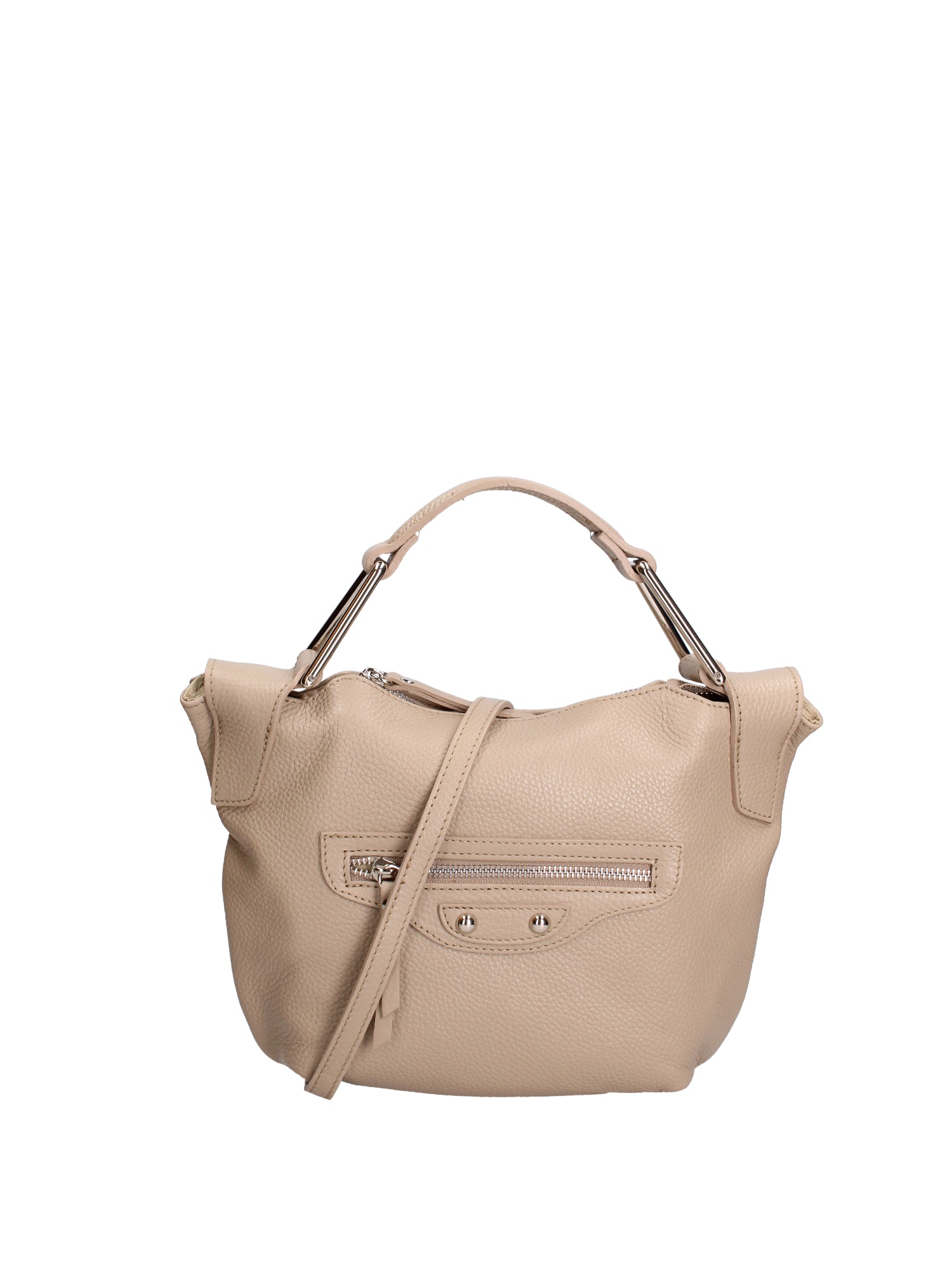 Borsa a mano da donna Vera pelle 07236-D05 CAPPUCCINO Roberta Rossi