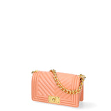 Borsa a mano da donna 100% Pvc FLAT-S 24-DARK RUST - GOLD Marc Ellis