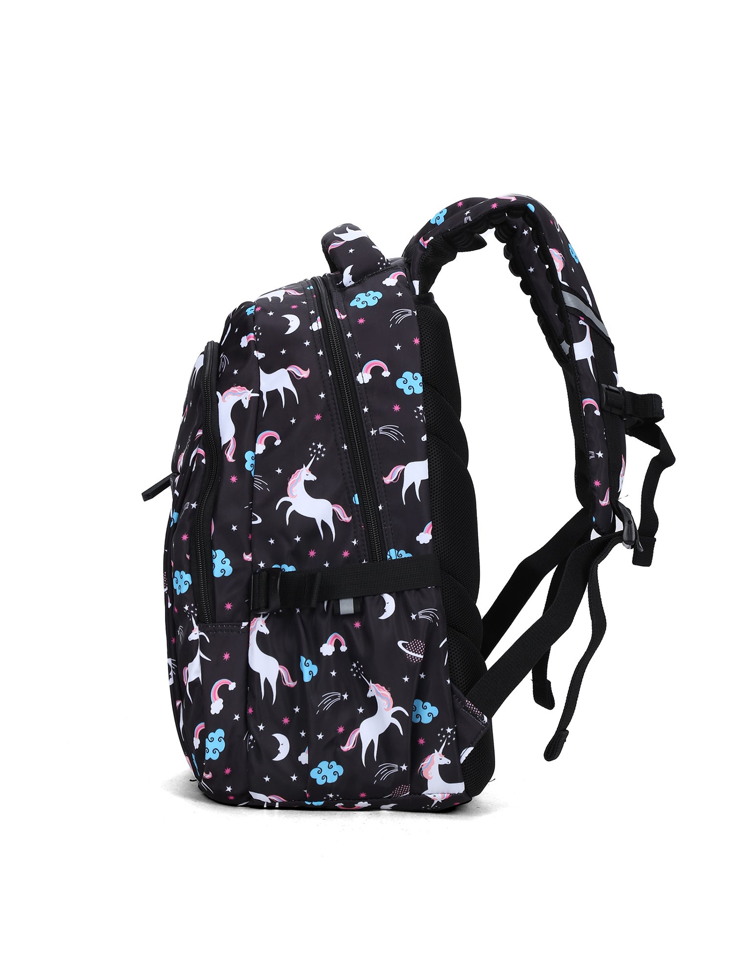 XN1253B-BLACK UNICORN Zaino unisex modello Astrale Aoking