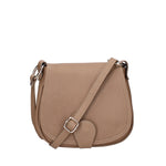 Bianca Borsa a tracolla da donna Vera pelle 10016 1020-S240 TAUPE SCURO Gave Lux