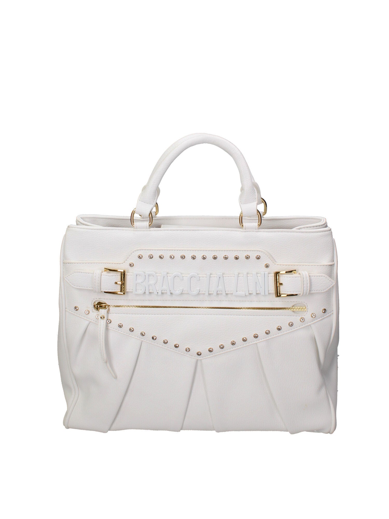Ameliae Borsa a mano da donna 100% poliuretano B17133-BIANCO Braccialini
