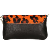 Safira Borsa a mano da donna Vera pelle 04760-LEO G ARANCIONE Gave Lux