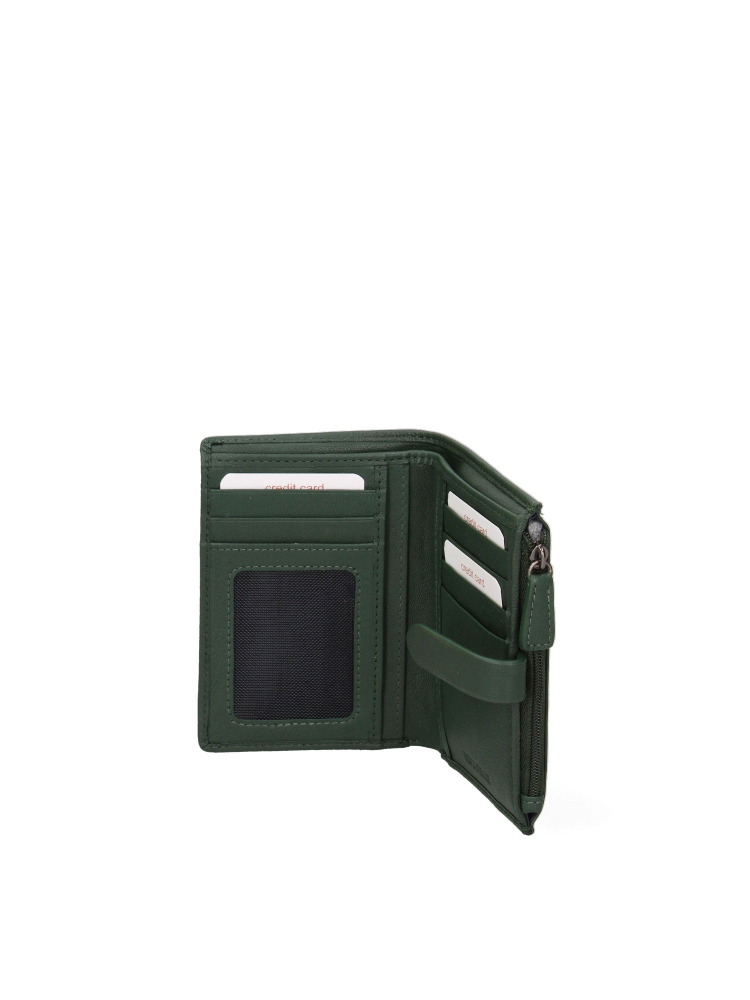 Portafoglio donna in vera pelle Casual LB7692-20-GREEN Laura Biagiotti