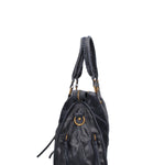 Elara Borsa a spalla da donna Vera pelle 06090-013 BLU NAVY Gave Lux