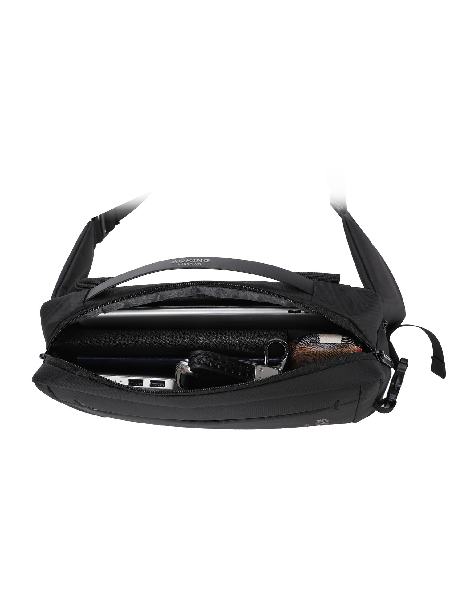SY4002-BLACK Borsa a tracolla unisex Rhys Aoking