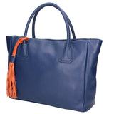 Rosalie Borsa a spalla da donna 100% pelle 06503-D24 BLU Gave Lux