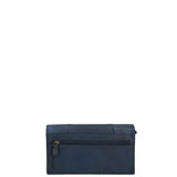 Portafoglio da uomo in vera pelle Casual HILB-5009-BLU Hill Burry
