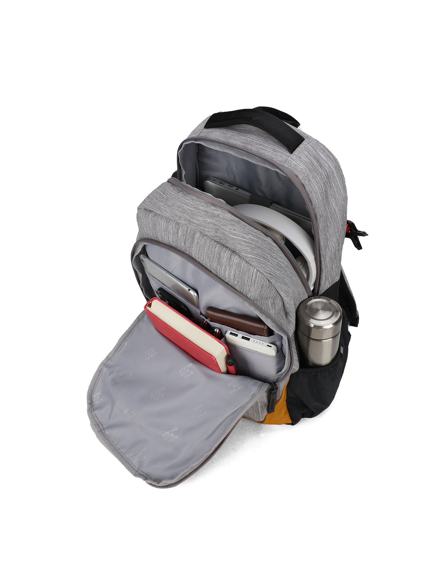 Zaino unisex Auron Casual SNX6077-7A-L-GREY Aoking