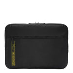 Borsa a mano da uomo 100% poliuretano MO-04RF-BLACK+LIME Momo Design
