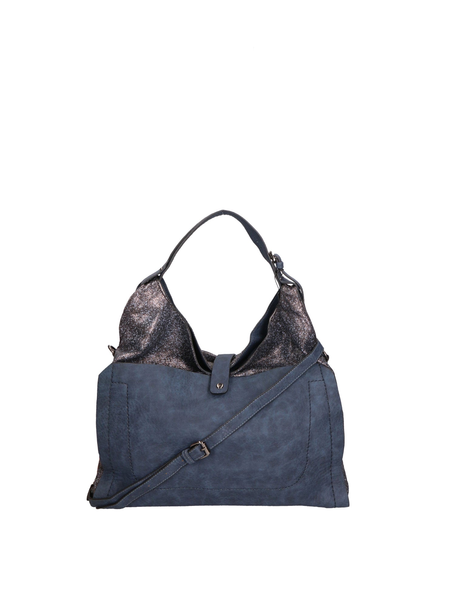 Edera Elite Borsa a spalla da donna Vera pelle LK0247-BLU Gave Lux