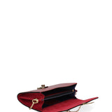 Borsa a tracolla da donna Vera pelle 00734-LU35 PAPAYA Viola Castellani
