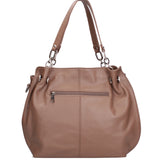 Ereba Borsa a mano da donna Made in Italy 100% pelle 3305-S40 TAUPE Gave Lux