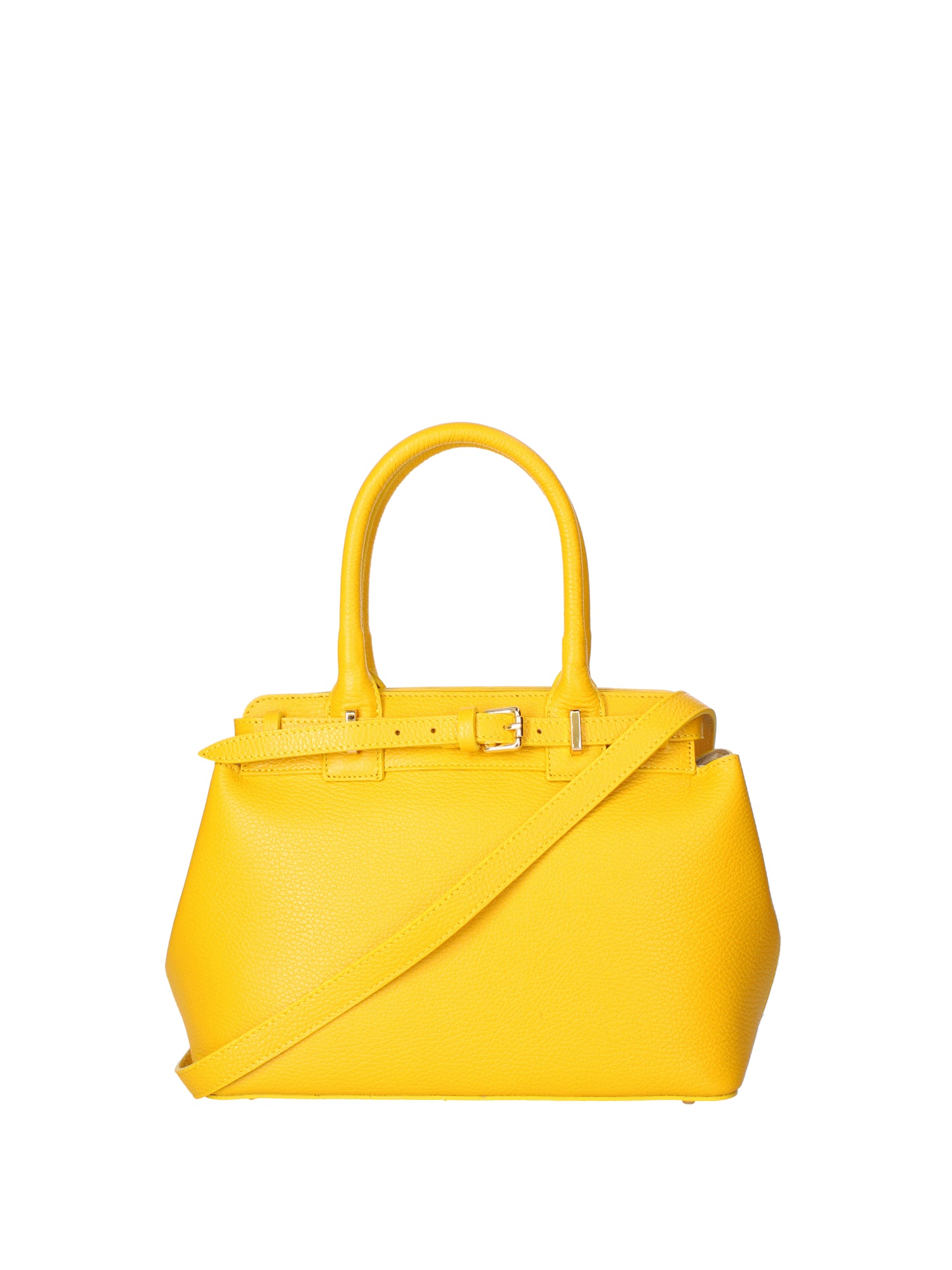 Borsa a mano da donna Vera Pelle 07146-D04 GIALLO Viola Castellani