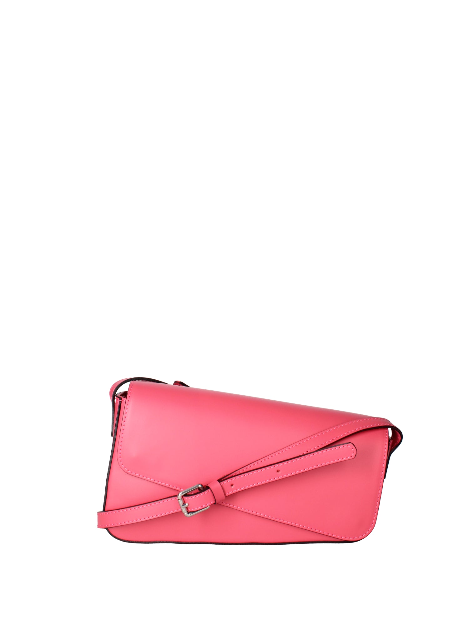 Borsa a tracolla da donna Vera pelle 07223-L317 FUXIA Roberta Rossi