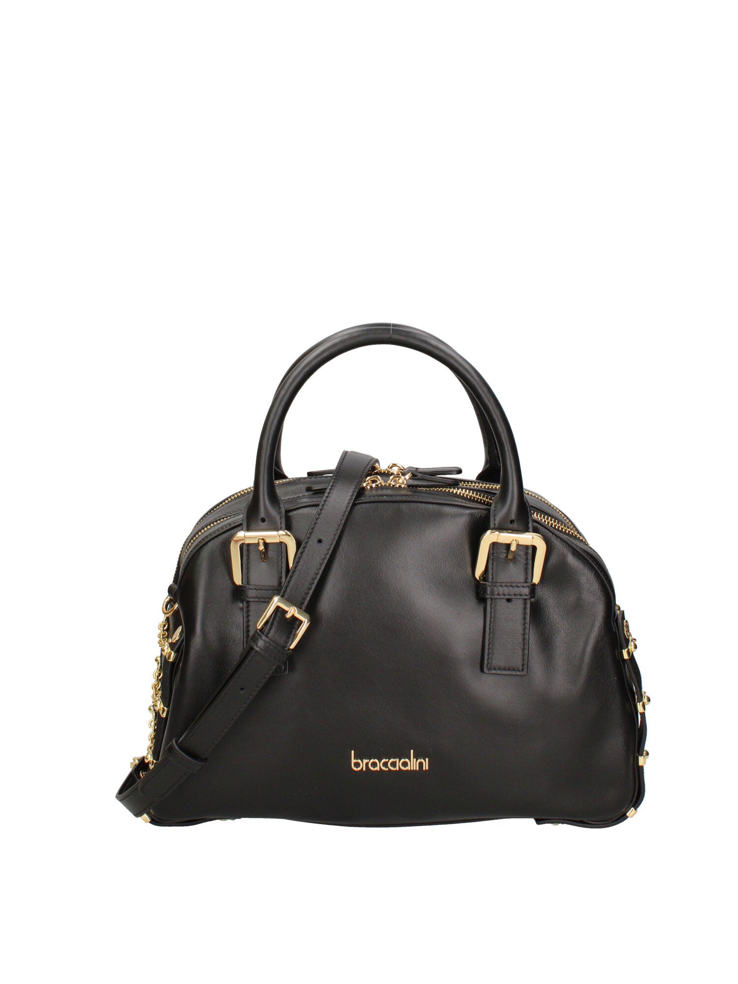 Auralia Elite Borsa a mano da donna 100% pelle B17220-NERO Braccialini