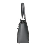 Anna Borsa a spalla da donna 100% pelle 05415-PL27 CENERE Gave Lux