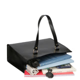 Frida Borsa a mano da donna Vera pelle 9134-NERO Gave Lux