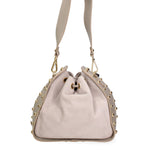 Ravello Borsa a spalla da donna Vera pelle 8977-FANGO Gave Lux