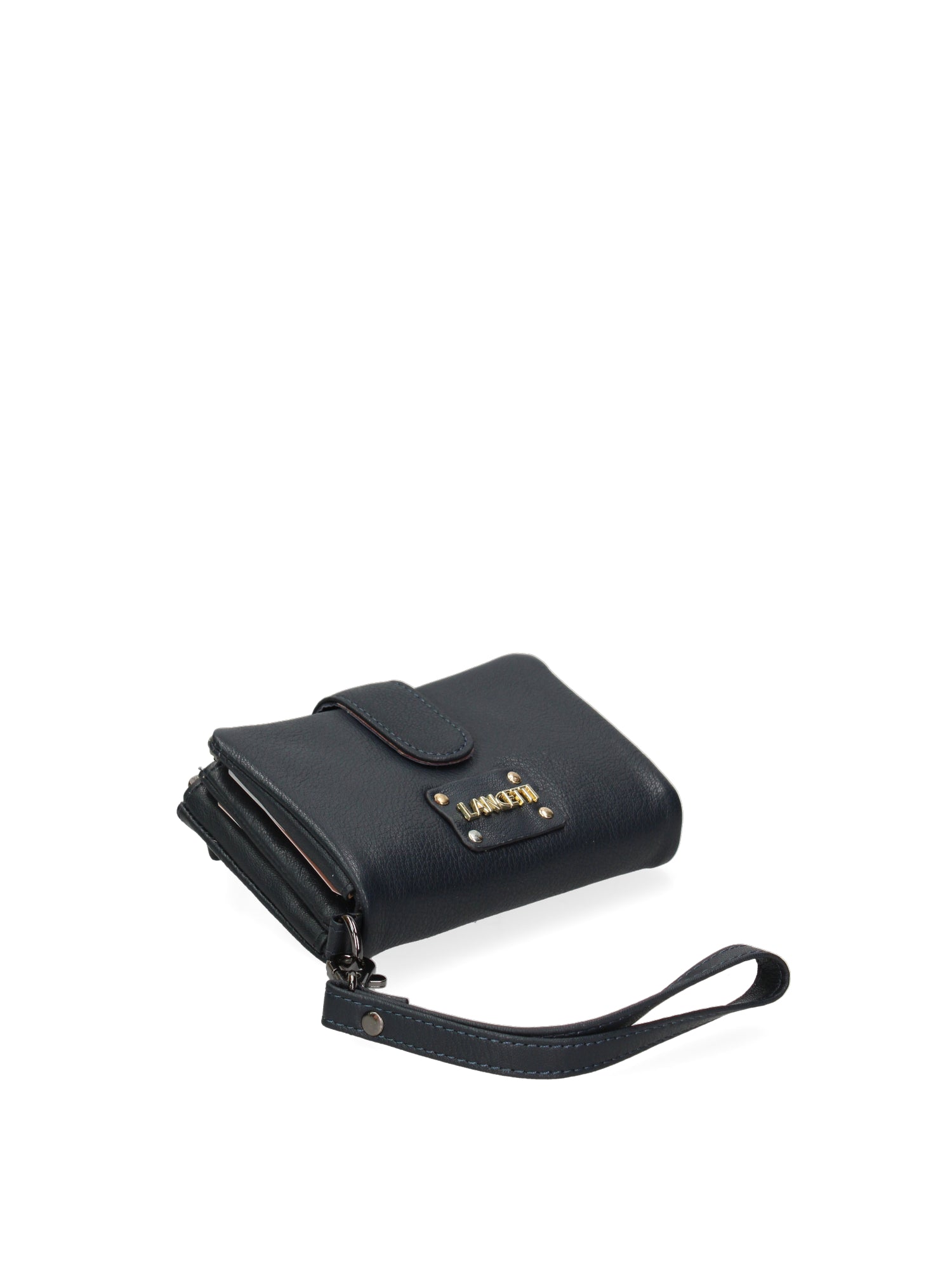 Portafoglio donna in vera pelle Casual LL7692-29-NAVY Lancetti