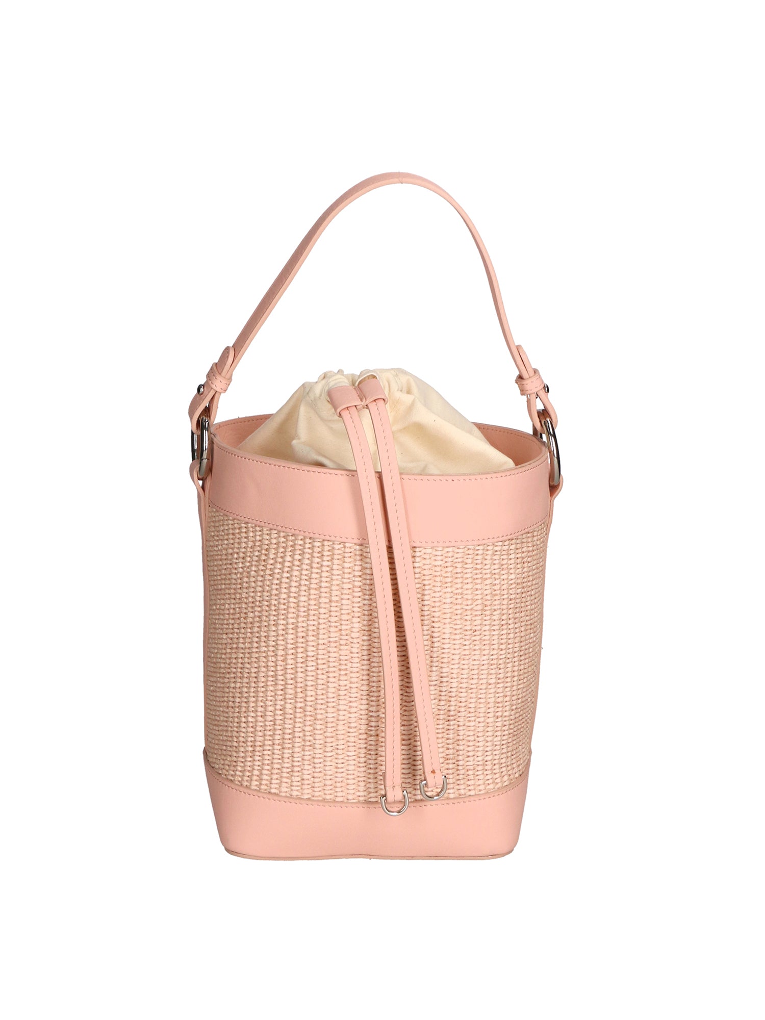 Lisbeth Borsa a secchiello da donna Misto pelle e tessuto 05165-506 S13 ROSA Gave Lux