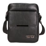 Borsa a tracolla uomo in pelle PU Casual PCL3079-BLACK Northampton Polo Club
