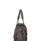 Elara Borsa a spalla da donna Vera pelle 06090-042 GRIGIO SCURO Gave Lux